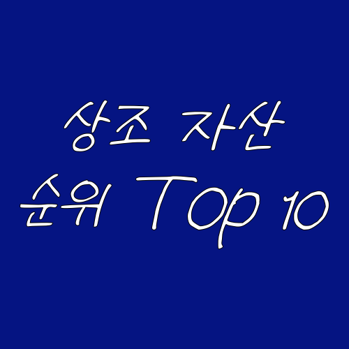 상조 자산 순위 TOP10 (보람상조의 꼼수? 합산 VER)
